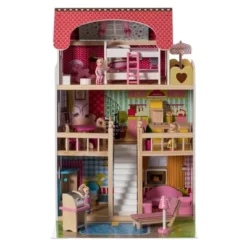 ShpilMaster Wooden Doll House With Toys And Furniture Accessories With LED Light For Ages 3+ 12 ShpilMaster Wooden Doll House With Toys And Furniture Accessories With LED Light For Ages 3+ -Wild Republic Store GUEST c52d1f2e 9ff9 4ff4 9b90 6fd86f41b018