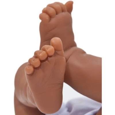 JC Toys Mini La Newborn Boutique Realistic 9.5" Anatomically Correct Real Girl Baby Doll Dressed 7 JC Toys Mini La Newborn Boutique Realistic 9.5" Anatomically Correct Real Girl Baby Doll Dressed - Image 5