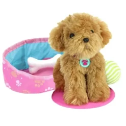 Sophia’s Plush Puppy And Accessories Set For 18" Dolls