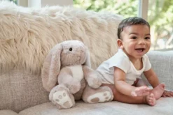 Bearington Boomer Taupe And White Plush Stuffed Animal Bunny Rabbit, 10.5 Inches -Wild Republic Store GUEST cc8c3716 d824 4713 8332 97cba7b90c9c