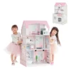 Teamson Kids 'Wonderland' Children's 2 In 1 Doll House & Play Kitchen TD-12515P -Wild Republic Store GUEST cd621f75 1ea2 41d4 a6fd 6d16c7e9506d