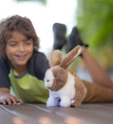 HearthSong - Happy Hopping Velvety Soft Plush Bunny For Kids 5 HearthSong - Happy Hopping Velvety Soft Plush Bunny For Kids - Image 3