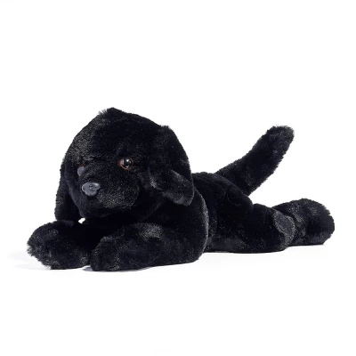 FAO Schwarz Toy Plush Lying Labrador 15" - Black 5 FAO Schwarz Toy Plush Lying Labrador 15" - Black - Image 3