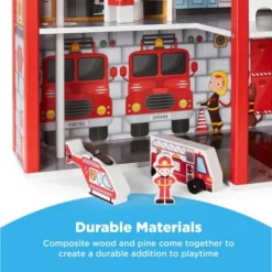 Best Choice Products 32in Kids 3-Story Pretend Wooden Fire Station Play Set Toy, W/ 2 Vehicles, 12 Accessories, 5 Rooms 10 Best Choice Products 32in Kids 3-Story Pretend Wooden Fire Station Play Set Toy, W/ 2 Vehicles, 12 Accessories, 5 Rooms -Wild Republic Store GUEST d1e79132 d2a3 404e b275 e529312d3f60