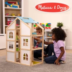 Melissa & Doug Hi-Rise Wooden Dollhouse With Furniture, Garage And Working Elevator -Wild Republic Store GUEST db599fb6 76ac 4af8 b5d9 318c79c31cc6