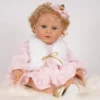 Paradise Galleries Reborn Toddler Girl Doll Lovey, 20 Inch With Medium Skin Tone, Light Blonde Hair And Blue Eyes, Made In SoftTouch Vinyl -Wild Republic Store GUEST e0801f62 be16 4f49 99c8 414bc6f47a9f