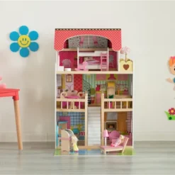 ShpilMaster Wooden Doll House With Toys And Furniture Accessories With LED Light For Ages 3+ 15 ShpilMaster Wooden Doll House With Toys And Furniture Accessories With LED Light For Ages 3+ -Wild Republic Store GUEST e5b29637 979e 404f 846a 69953668079b