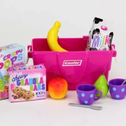 Sophia’s Cooler, Mugs And Grocery Food Set For 18'' Dolls, Hot Pink -Wild Republic Store GUEST eb35b898 4f8e 4c32 80b1 d89171c0432f