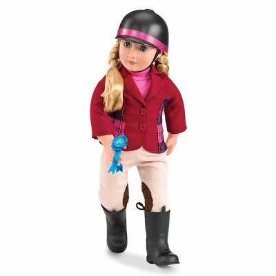 Our Generation Lily Anna With Horseback Riding Outfit & Book 18" Posable Doll 4 Our Generation Lily Anna With Horseback Riding Outfit & Book 18" Posable Doll - Image 2