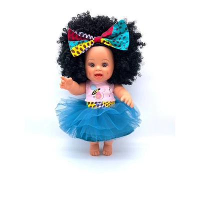 Orijin Bees Curly Swizzy 12" Baby Bee Doll - Black Hair With Brown Eyes 3 Orijin Bees Curly Swizzy 12" Baby Bee Doll - Black Hair With Brown Eyes