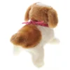 Insten Cute Barking Dog Toy, Somersault Puppy Toys Can Sit, Walk, And Flip, White And Brown