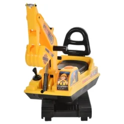 HOMCOM NO POWER Ride On Excavator Toy Tractors Digger Movable Scooter Walker Pretend Play Toddler Construction Truck Basket Storage Yellow -Wild Republic Store GUEST f58d733a b49c 428c b982 9a6c390a16c5