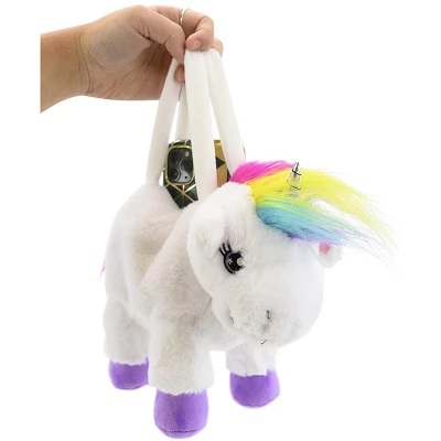 Plushible Plush Purse Poppy The Unicorn 4 Plushible Plush Purse Poppy The Unicorn - Image 2