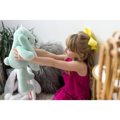 Plushible Green Plaid Eared Bunny 6 Plushible Green Plaid Eared Bunny - Image 4