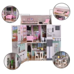 Olivia's Little World By Teamson Kids Wooden Dreamland Farmhouse Dollhouse Set -Wild Republic Store GUEST fbfbb2a9 719d 4412 b397 63d666b3c475