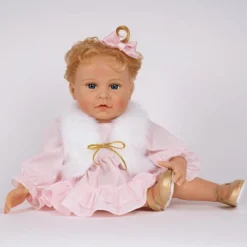 Paradise Galleries Reborn Toddler Girl Doll Lovey, 20 Inch With Medium Skin Tone, Light Blonde Hair And Blue Eyes, Made In SoftTouch Vinyl -Wild Republic Store GUEST fc8e5575 4da1 4f01 b586 32b6d18da57f
