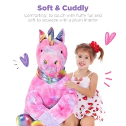 Best Choice Products 52in Kids Extra Large Plush Unicorn, Life-Size Stuffed Animal Toy W/ Rainbow Details 13 Best Choice Products 52in Kids Extra Large Plush Unicorn, Life-Size Stuffed Animal Toy W/ Rainbow Details -Wild Republic Store GUEST fd090c21 96f8 44b2 8e18 e29fa8ae36a1